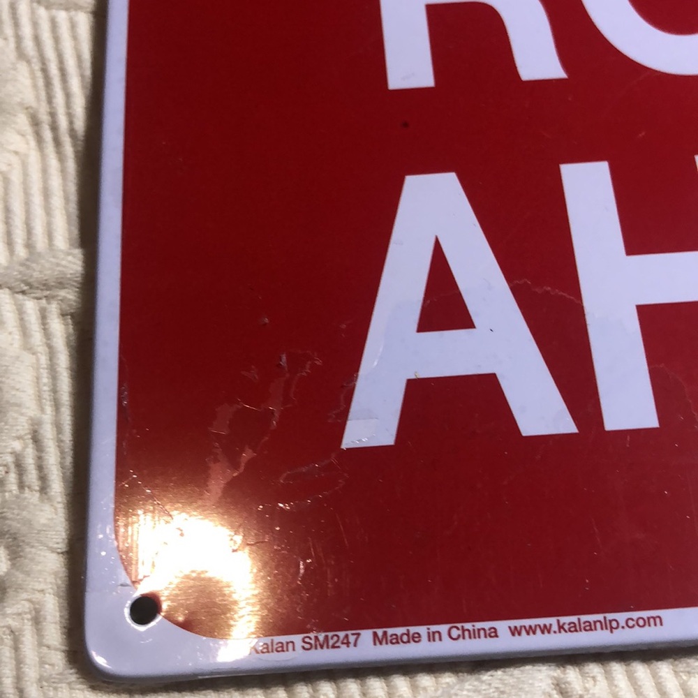 Red Danger Sign - Picture 4 of 7